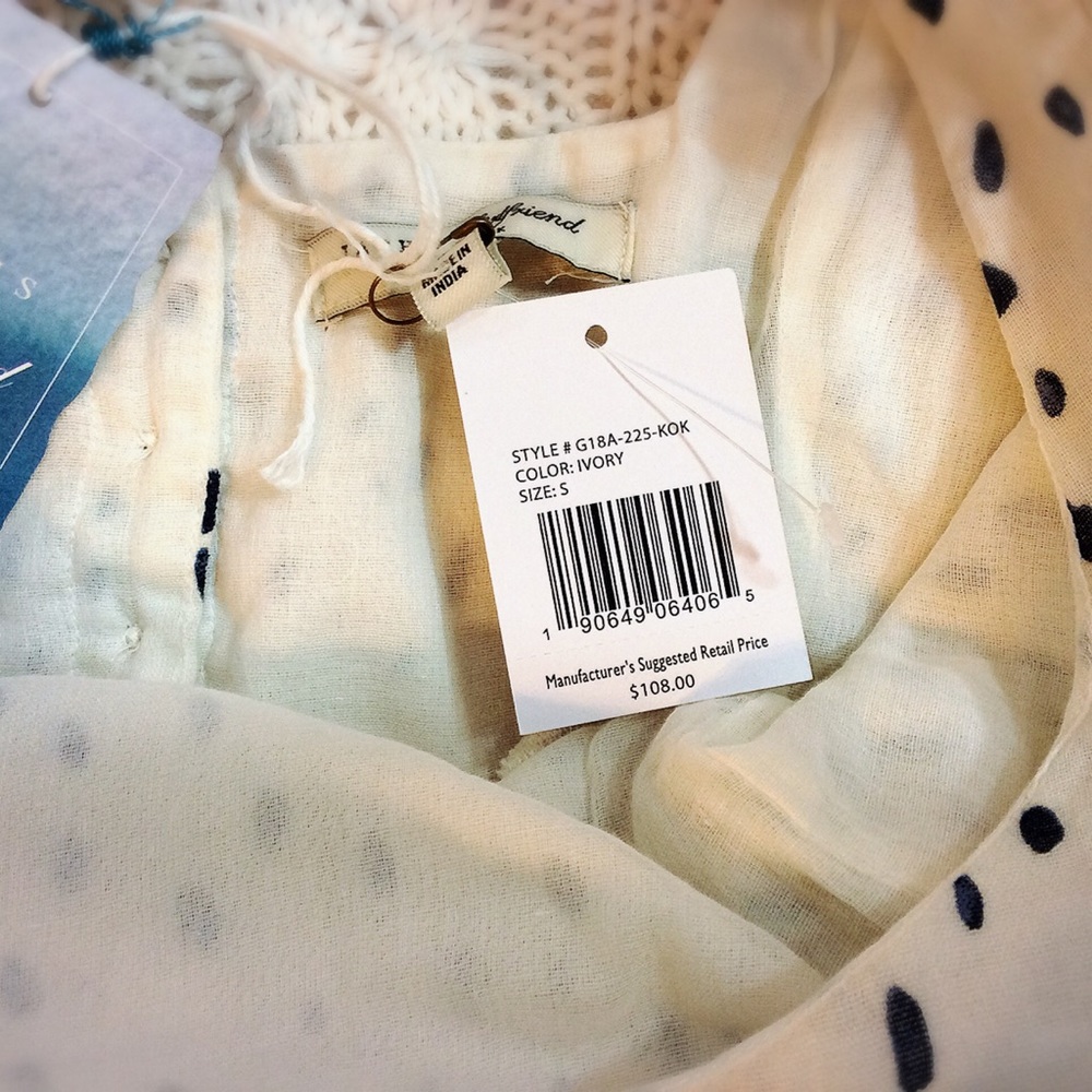 🔵 Cute Blue Dot Top 🔵 - Picture 7 of 8